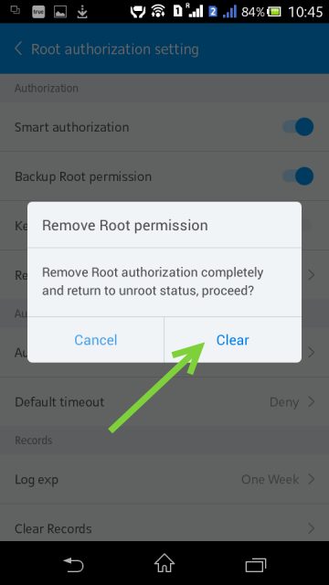 KingUser Remove Root Permission