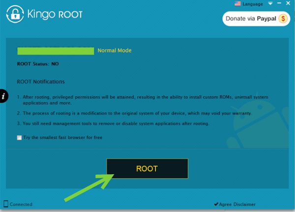 Kingo Root Root Button For Rooting