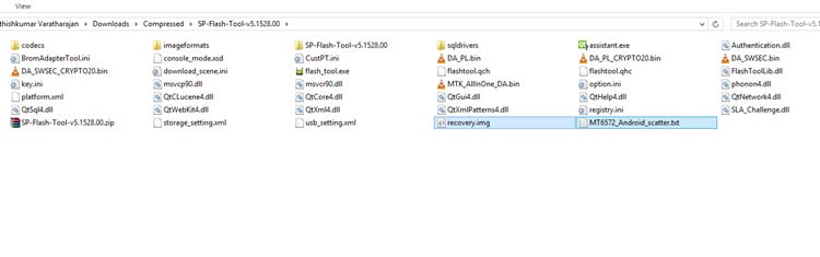 Android Scatter File Recovery Image SP Flash Tool