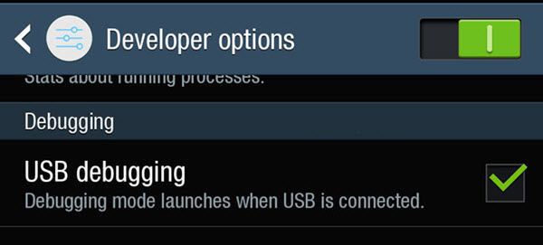 Enable USB Debugging In Galaxy J7