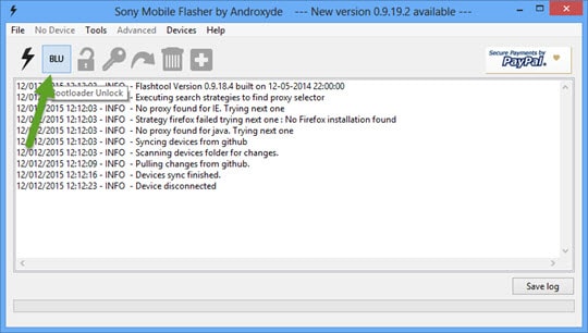 Sony Mobile Flasher Bootloader Unlock