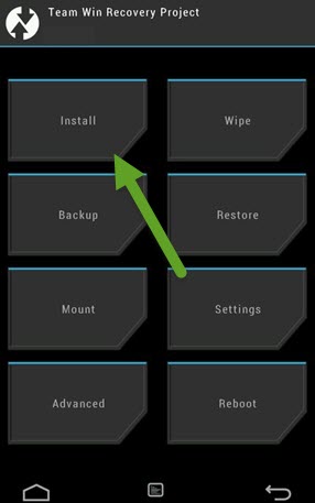 TWRP Recovery Homescreen Install