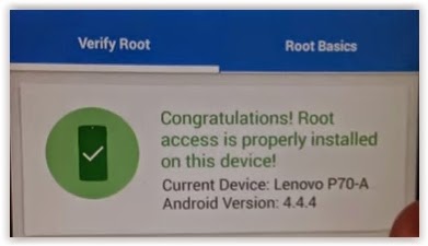 Lenovo P70-A Root Checker