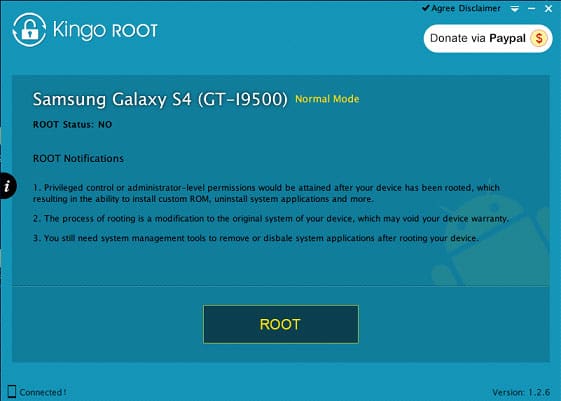 Samsung Galaxy S4 Kingo Root