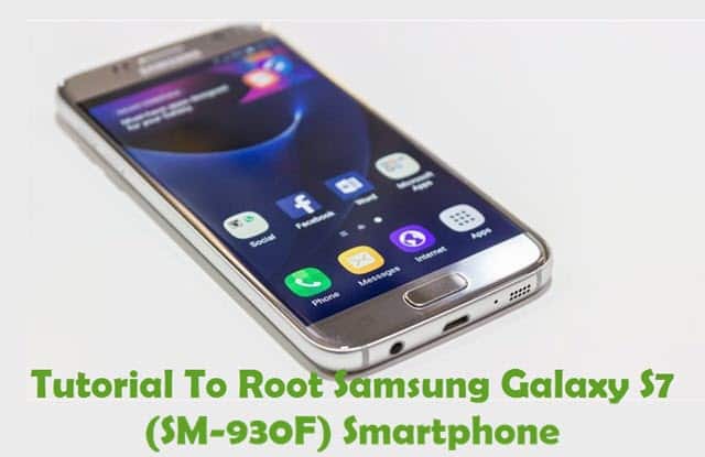 Root Galaxy S7 Android Smartphone