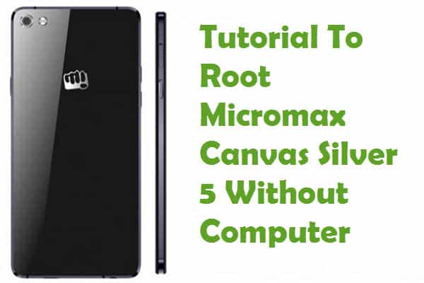 Root Micromax Canvas Silver 5
