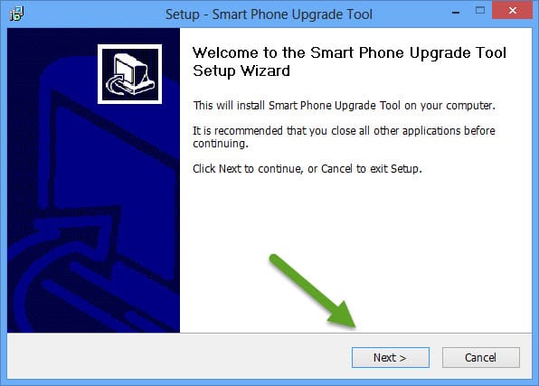 Install Smart Phone Upgrade Tool