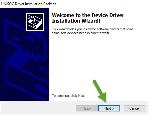 Unisoc Driver Installation Package