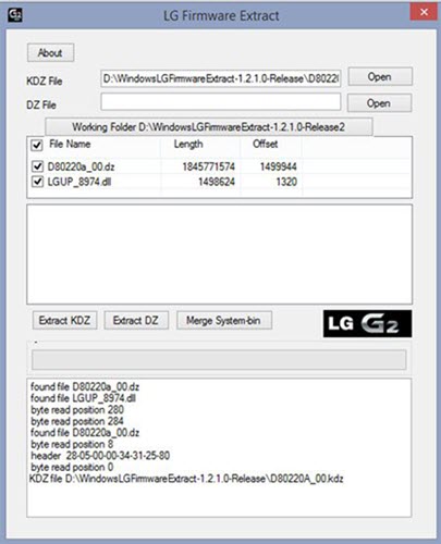 Download LG Firmware Extract Tool