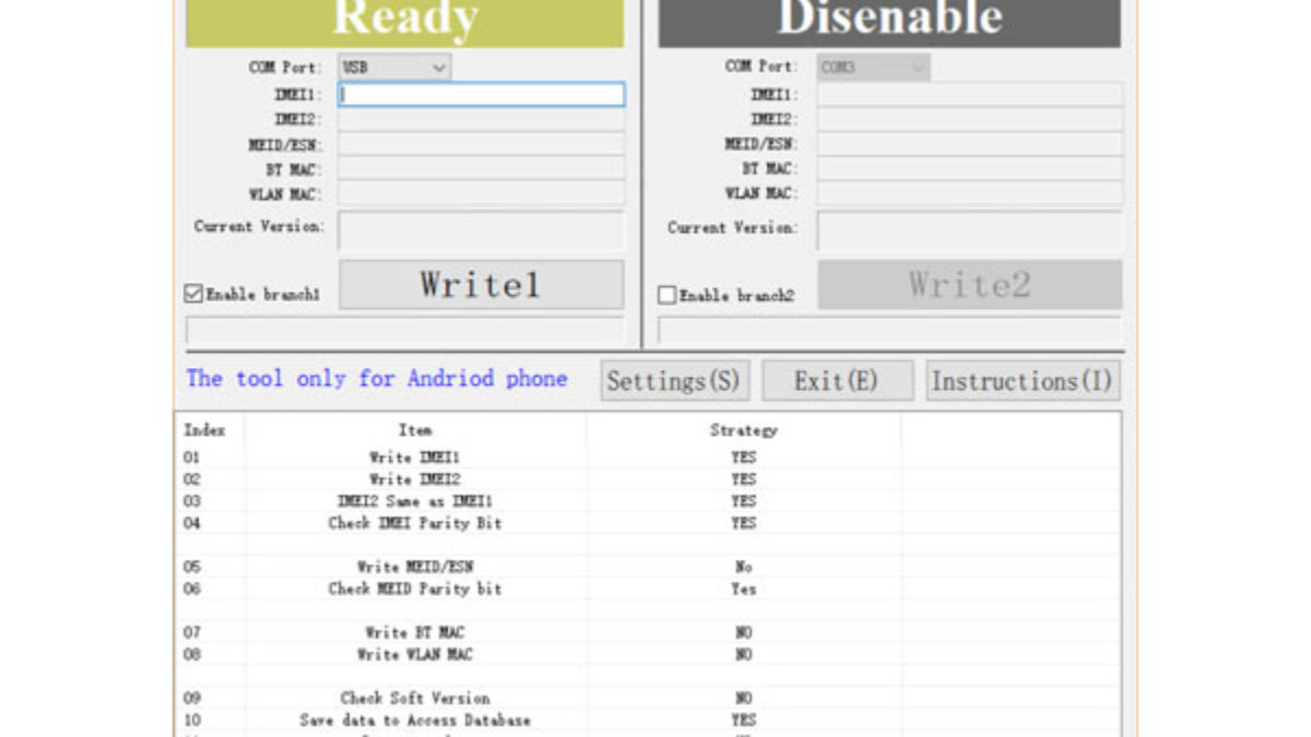 Download Qualcomm Smartphone Write IMEI Tool v28.028 (Latest