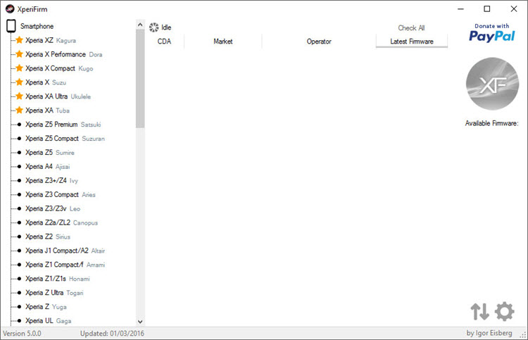 Download XperiFirm Tool v5.4.0 (Latest Version)
