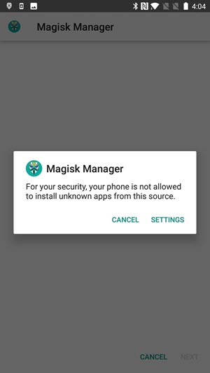 Install Magisk Manager On OnePlus 7