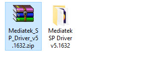 MediaTek SP Driver Installation Folder
