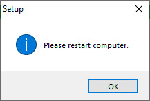 Please Restart Computer