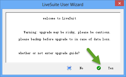 Livesuit User Wizard