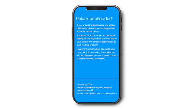 Samsung Unlock Bootloader - Confirm
