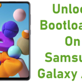 How To Unlock Bootloader On Samsung Galaxy A21s